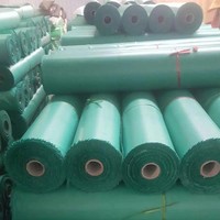 Bâche d'urgence en toile sergé enduite de silicone résistante à la chaleur et à déploiement rapide + PVC