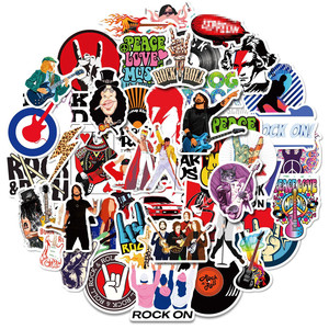 50 autocollants pour albums photo de chanteurs mondialement connus, vente en gros, pour adolescents, livres, ordinateurs, téléphones, mini albums photo - Product Image 5