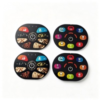 Panel Kontrol Pompa Panas Kustom OEM, Stiker Sakelar Membran, Jendela Tampilan, Wifi, PVC, PET, Perekat, Cetak Sablon