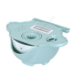 Cortador de Frutas y Verduras Multifuncional 7 en 1 C94, Rallador, Triturador, con Cesta de Drenaje, Accesorios de Cocina - Product Image 1