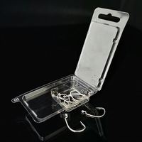 Boîte en PET recyclé transparente YuXuan, emballage en blister, impression UV, emballage de leurres de pêche, personnalisable, 0,5 mm