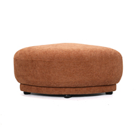Nouveau design, canapé d'angle de luxe en tissu doux pour salon, ensemble de canapés pour appartement, ensemble de canapés ronds