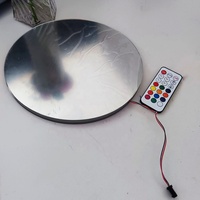 Miroir infini RGB en acrylique DIY 200MM 2-en-1 avec lumière Abyss, décoration murale personnalisée, éclairage d'ambiance télécommandé pour événements à domicile