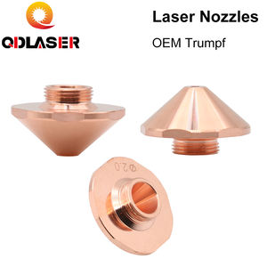 Boquillas de corte láser QDLASER calibre 0,8mm-1,7mm capa única Dia.24 para cabezal de corte láser de <span class=keywords><strong>fibra</strong></span> <span class=keywords><strong>Trumpf</strong></span> - Product Image 5
