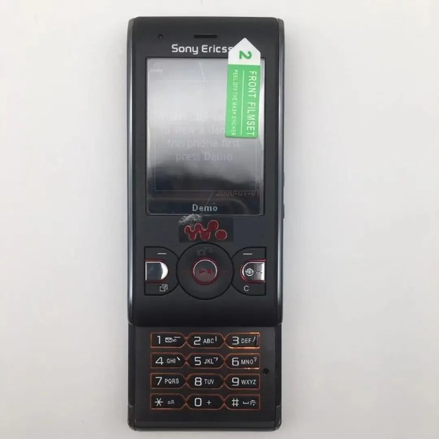 W595 Unlocked 2.2 Inches Cell Phone FM Radio Camera Good Quality Slider Mobile Phone