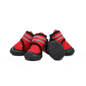 सांस जाल कुत्ते के जूते के लिए गर्मियों में फैशन और गैर पर्ची जूते कुत्ते के लिए इनडोर और आउटडोर पालतू जूते - Product Image 4