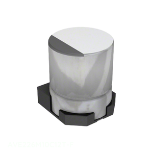 Condensateur à montage en surface Manufacturer Channel CAP ALUM 22UF 20% 10V SMD 22 uF AVE226M10C12T-F - Product Image 1