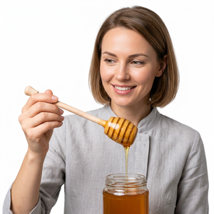 Unique Modern Luxury Wooden for <b>Mirror</b> Natural Craft Honey Mixing Spoon Kitchen Server Tool Tea Coffee Handmade - Product Image 1