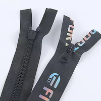 LYH Vente Flash Fabricant Stock 5 #   Fermetures éclair en nylon écologiques, étanches, à extrémité fermée, couleur personnalisée, délai de livraison d'échantillon de 7 jours