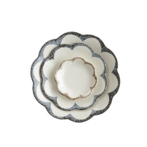 Plato de Cerámica Moderno Estilo Coreano con Color Subesmaltado, Apto para <span class=keywords><strong>Microondas</strong></span>, Grueso, de Alta Gama, para el Hogar, Regalo para el Hogar Nuevo - Product Image 6