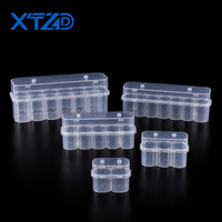 Boîte d'emballage pour peptides 3ml, 2, 4, 6, 10, 24 pièces, flacon en plastique transparent vide avec couvercle à clip, réutilisable