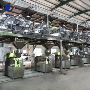 パキスタンの全自動調理大豆ピーナッツ油抽出/精製機製造工場