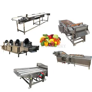 HENTO-Fabrik Salat-Wäsche- und Trocknungslinie / Fruchtwaschmaschine / Gemüsewaschmaschine industriell