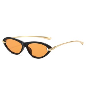 Lunettes de soleil tendance pour femmes <span class=keywords><strong>Bettega</strong></span>, style œil-de-chat, UV400, métal PC, polyvalentes, style streetwear avec nœud décoratif - Product Image 2