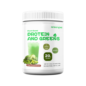 ירוק אבקת חלבון טבעונית הסיטונאי 20 גרם חלבון ללא תוספת סוכר תוסף חלבון אבקת חלבון - Product Image 1