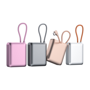เครื่องชาร์จพกพา, พาวเวอร์แบงค์ชาร์จเร็ว 20W, มินิ 10000mAh ปลอดภัยสำหรับการเดินทาง, สาย USB C ในตัว พาวเวอร์แบงค์แบบพกพา - Product Image 6