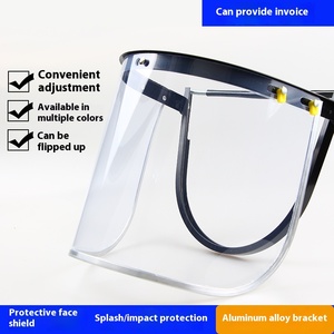 Visera transparente a prueba de salpicaduras líquidas y resistente a Químicos Protector <span class=keywords><strong>facial</strong></span> de seguridad Protector <span class=keywords><strong>facial</strong></span> resistente al calor - Product Image 3