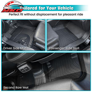 Tapis de sol toutes saisons pour Honda Accord 2013-2017, avant et arrière, en TPE, moulés 3D, imperméables - Product Image 2