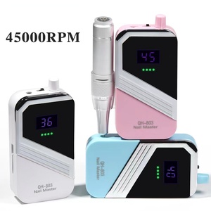 Nouvelle perceuse à ongles électrique rechargeable 45000 tr/min avec connecteur USB ensemble de perceuse pour dissolvant de vernis à ongles <span class=keywords><strong>ponceuse</strong></span> manucure à faible bruit - Product Image 1