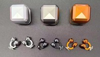 Écouteurs sans fil TWS NE 18S à conception ouverte, avec transducteur annulaire en cuivre de 10 mm, style clip d'oreille floral tendance pour femmes