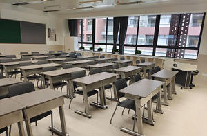 Plateau de table en MDF écologique moderne mat avec revêtement en poudre pour bureau d'étude scolaire - Product Image 6