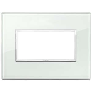 Vimar Glass Wall <b>Switch</b> Plate 18x14.1x3.9 Inches Clear Finish For Modern Interiors - Product Image 1