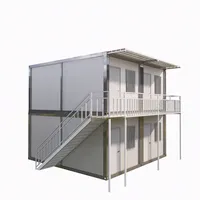 Flat Pack 40ft Container House Maisons préfabriquées en bois pour écoles et immeubles de bureaux au Chili pour une utilisation en extérieur