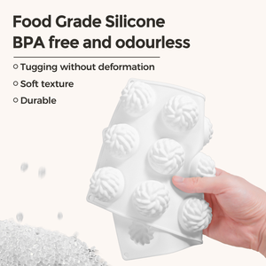 Molde de Silicona para Pastel de Mousse de 15 Cavidades, Antiadherente, Libre de BPA, Platino, LFGB, de la Fábrica MUYULINS - Product Image 4
