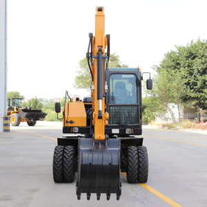 Escavadeira de rodas JGM9075L de <span class=keywords><strong>8</strong></span> toneladas, nova escavadeira hidráulica de rodas para venda, máquinas de terraplenagem da China - Product Image 2