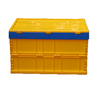 Caisse en plastique pliable et empilable Mainstays, écologique, haute capacité de chargement, conteneur de stockage de fruits