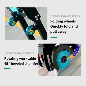 Machine entièrement automatique de coupe de carreaux chanfreinage à 45 degrés coupe droite 90D haute puissance 3KW prix bas pour les entrepreneurs en rénovation - Product Image 6