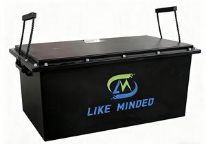 LIKE MINDED LiFePO4 24V 200Ah Semi-<span class=keywords><strong>Solid</strong></span>-<span class=keywords><strong>State</strong></span>-Lithium batterie 8-Zellen-Maximallast 3000 Zyklen 100A BMS 0-55C Betriebs temperatur für - Product Image 2
