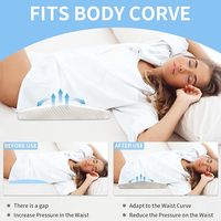 Benutzer definierte komfortable umwelt freundliche visko-elastische Memory Foam Lendenwirbel stütze Kissen Dreieck Form für körpers pezi fische Rückens ch merzen