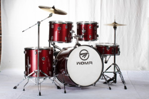 Fabricante Directo de Instrumentos Musicales de Percusión Profesional para Iglesia, Juego de Batería en Azul/Negro/Blanco/Amarillo/Morado/Rojo - Product Image 3