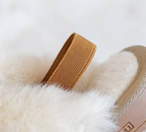 2023 kış sıcak Retro peluş süet Faux kürk çocuklar bulanık terlik patik ayakkabı yumuşak yürümeye başlayan bebek erkek kız kabarık terlik - Product Image 3