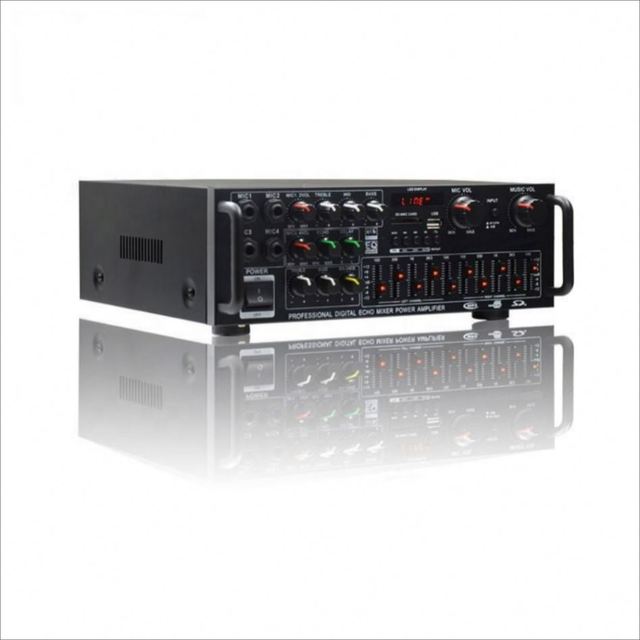 Metal Power Amplifier 200W + 200 Watts Made in China High Quality Power Amplifier
