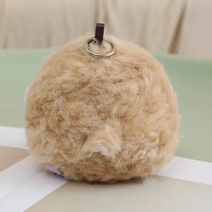 Peluche Realistico di Capra e Agnello, Bambola Imbottita Bianca 10cm, Portachiavi Unisex per Borsa, in Poliestere e Cotone PP - Product Image 4