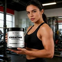 Creatina en Polvo de Primera Calidad de Marca Privada OEM para el Crecimiento Muscular y Aumento de Energía – Suplemento de Nutrición Deportiva, Mezcla con Batido de Proteínas