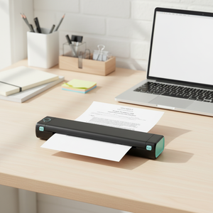 Impresora Portátil A4 M08F, Impresora Térmica Inalámbrica para Cartas y A4, Puede Imprimir Palabras, PDF, Páginas Web, Imágenes y, Incluso, <span class=keywords><strong>Tatuajes</strong></span>. - Product Image 1