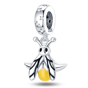 Breloque Lumineuse en Forme de Dauphin, <span class=keywords><strong>Tortue</strong></span>, Crabe, Bijou avec Zircon en Forme de Cœur, Accessoire Unisexe pour Bracelet DIY, Plaqué Argent - Product Image 4