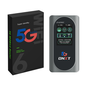 DNXT Nuovo Router WiFi 6 Mobile 5G Wireless Dual Band Hotspot 5G LTE con Slot per SIM Batteria 4400mAh da Viaggio 1200Mbps Firewall VPN - Product Image 1