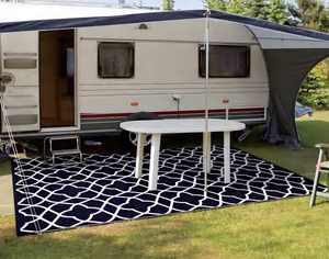 Tapis de camping écologique imperméable, portable, résistant à l'humidité, anti-corrosion, durable, élégant, type voyage - Product Image 1
