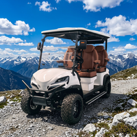 Véhicule de golf électrique 6 places à faible vitesse, face avant, pour visites touristiques, couleur et logo personnalisables – Offre Spéciale