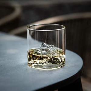 Nouvelle Arrivée : Tasse en Verre Borosilicate Haute Qualité, Motif Montagne, Tasse à Whisky, Tasse à Thé, Tasse Mont Fuji, Résistante à la Chaleur - Product Image 1