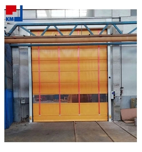 <span class=keywords><strong>Porte</strong></span> de garage à battants verticaux en cèdre, pare-balles, à double pliage, avec verre transparent, haute vitesse, pour maison, de type Accordions, de fabrication chinoise - Product Image 2