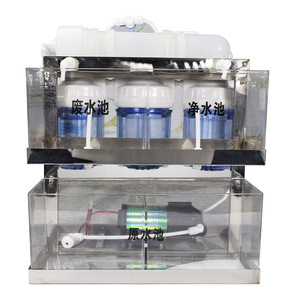 Máquina de Demostración de Purificador de Agua, Caja Transparente de Acero Inoxidable, Portátil, con Bomba para Prueba de Agua - Product Image 3