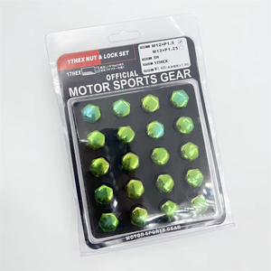 17hex L32 M12x1.5/m12x1.25 20 + 1 bộ tia Racing bánh xe <span class=keywords><strong>Nuts</strong></span> với bộ chuyển đổi - Product Image 4