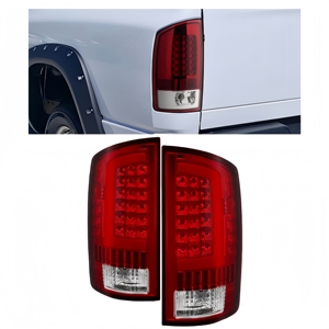 ไฟท้ายรถยนต์ดีไซน์ใหม่แบบ LED สำหรับ Dodge Ram ปี 2002-2006 12V ไฟเบรกหลัง ไฟท้าย OE ขายส่ง ไฟท้าย OE - Product Image 1