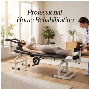 Cama de Tracción para Tratamiento de Columna Cervical y Lumbar, Mesa de Descompresión Eléctrica y Manual Portátil para Fisioterapia y Rehabilitación en el Hogar - Product Image 1