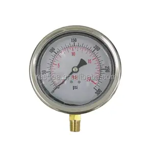 Best supplier stainless steel pressure gauge 1500 psi manometer gauges 16bar 100 bar